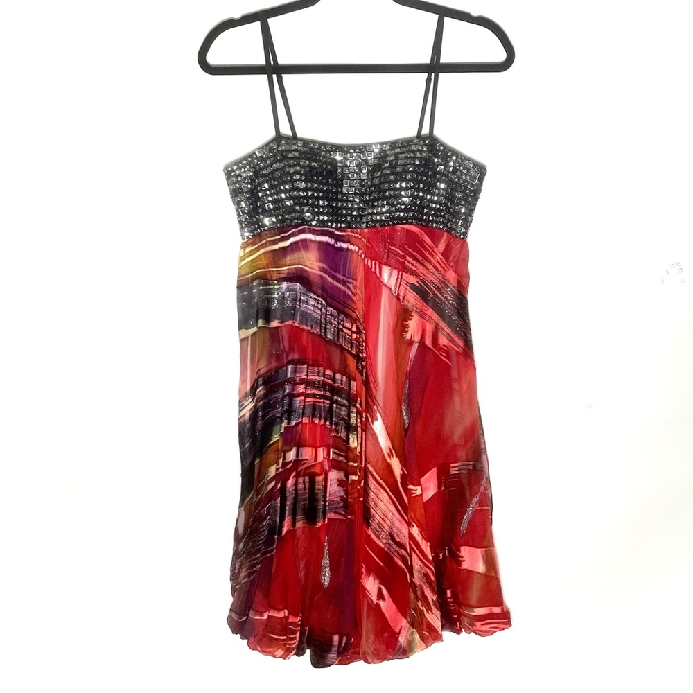RARE Alberto Makali Designer Silk Cocktail Dress